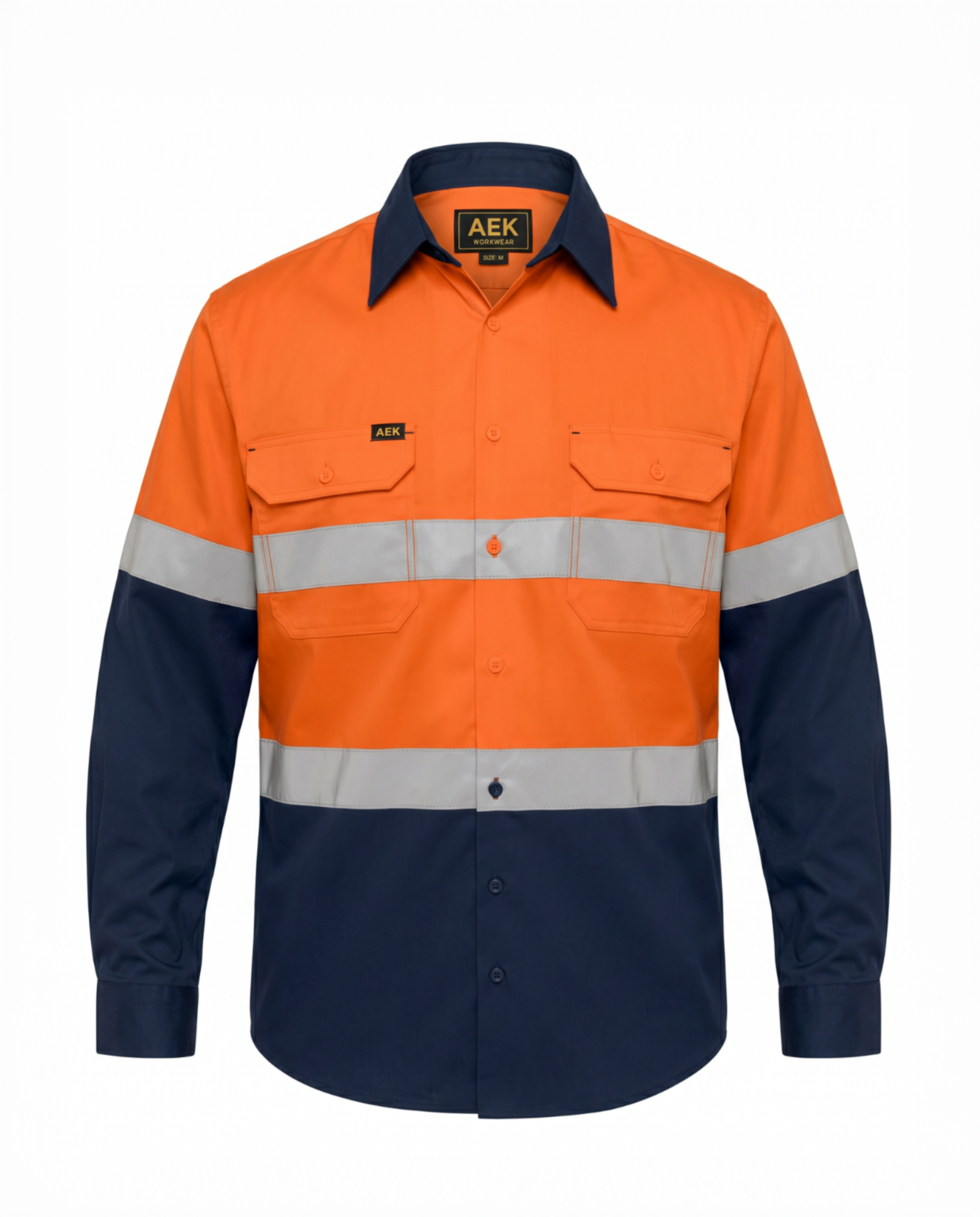 WS03: 100% Australian Cotton PPE Hi Vis Workshirt