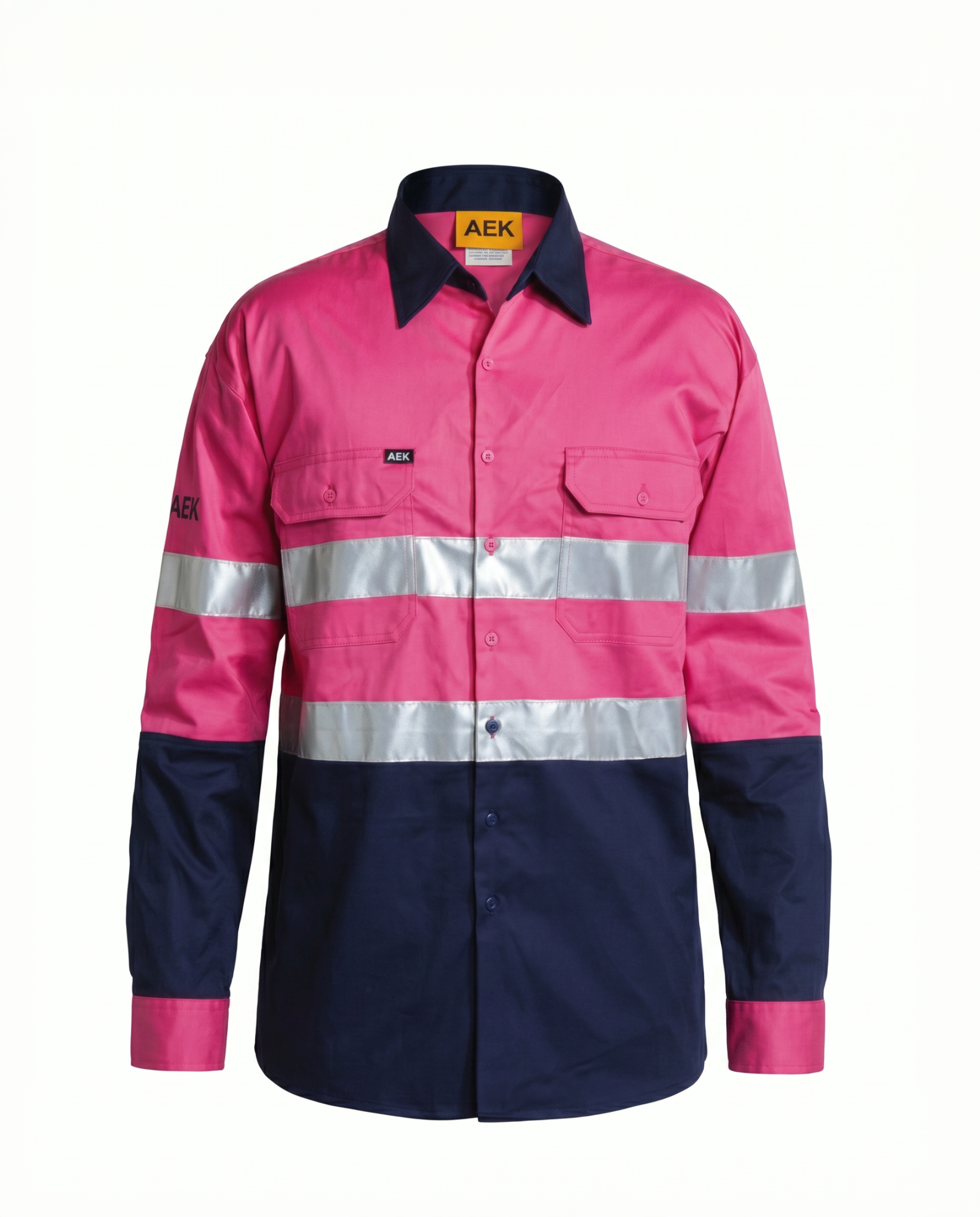 WS03: 100% Australian Cotton PPE Hi Vis Workshirt